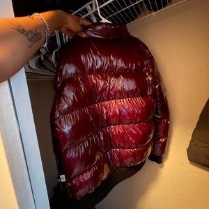 Burgundy Moncler Coat